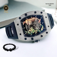 Đồng Hồ Nam Berlink Automatic BK5015-G08 Dây Casu Vỏ Trắng Đá Limited Edition