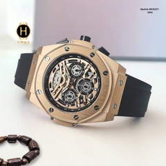 Đồng Hồ Nam Berlink Quartz BK5027-G04 Dây Casu Vỏ Rose Mặt Rose Sapphire