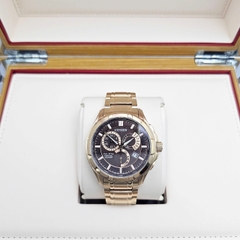 Đồng Hồ Nam Citizen Eco-Drive Perpetual GMT Brown Dial BL8163-50X
