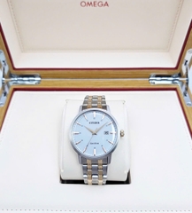 Đồng Hồ Nam Citizen Quartz Eco-Drive Demi Gold White Dial BM7466-81H