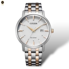 Đồng Hồ Nam Citizen Quartz Eco-Drive Demi Gold White Dial BM7466-81H