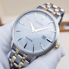 Đồng Hồ Nam Citizen Quartz Eco-Drive Demi Gold White Dial BM7466-81H