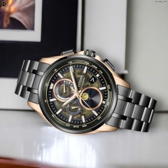 Đồng Hồ Nam Citizen Quartz Eco-drive Atessa Hakuto Limited Titanium Radio Controlled Perpetual Calendar Moon Phase BY1009-64Y