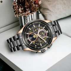 Đồng Hồ Nam Citizen Quartz Eco-drive Atessa Hakuto Limited Titanium Radio Controlled Perpetual Calendar Moon Phase BY1009-64Y