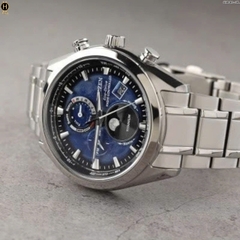 Đồng Hồ Nam Citizen Quartz Eco-drive Super Titanium Tsuki-Yomi Radio Controlled Perpetual Calendar Moon Phase Blue BY1010-81L