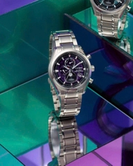 Đồng Hồ Nam Citizen Quartz Eco-drive Super Titanium Tsuki-Yomi Radio Controlled Perpetual Calendar Moon Phase Green BY1010-81Z