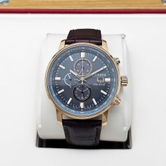 Đồng Hồ Nam Citizen Quartz Eco-Drive Chronograph Rose Strap CA0843-11H
