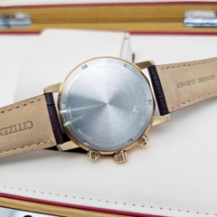 Đồng Hồ Nam Citizen Quartz Eco-Drive Chronograph Rose Strap CA0843-11H