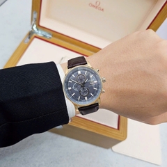Đồng Hồ Nam Citizen Quartz Eco-Drive Chronograph Rose Strap CA0843-11H