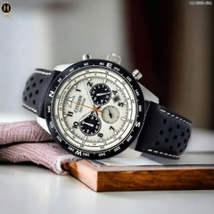 Đồng Hồ Nam Citizen Quartz Eco-Drive CA4559-13A Dây Da Vỏ Trắng Mặt Trắng