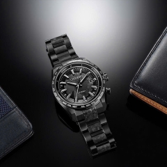 Đồng Hồ Nam Citizen Quartz Eco-Drive Attesa ACT Line/Black Titanium™ Series HAKUTO-R collaboration model Limited Edition CB0285-63E