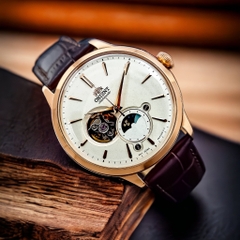 Đồng Hồ Nam Orient Automatic Sun And Moon Gen 6 Open Heart  RA-AS0102S10B ( RA-AS0102S30B ) ( RA-AS0102S )