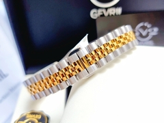 Đồng Hồ Nữ Gv2 By Gevril Quartz Naples Diamond Demi GOLD 12404 Limited