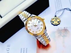 Đồng Hồ Nữ Gv2 By Gevril Quartz Naples Diamond Demi GOLD 12404 Limited