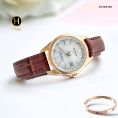 Đồng Hồ Nữ Citizen Quartz Eco-Drive EC1183-16A Radio Controlled Mặt Trắng Sapphire