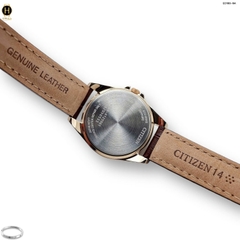 Đồng Hồ Nữ Citizen Quartz Eco-Drive EC1183-16A Radio Controlled Mặt Trắng Sapphire
