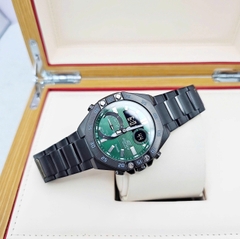 Đồng Hồ Nam Casio Edifice Quartz ECB-10DC-3ADF Dây Thép Mặt Xanh Lá