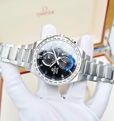 Đồng Hồ Nam Casio Quartz EFR-542D-1AUDF Dây Thép Bạc Mặt Đen