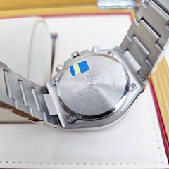 Đồng Hồ Nam Casio Quartz EFR-542D-1AUDF Dây Thép Bạc Mặt Đen