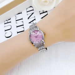 Đồng Hồ Nữ Citizen Quartz Eco-Drive EM0710-54Y  Dây Sắt Mặt Hồng