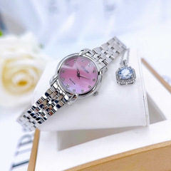 Đồng Hồ Nữ Citizen Quartz Eco-Drive EM0710-54Y  Dây Sắt Mặt Hồng