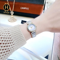 Đồng Hồ Nữ Citizen Quartz Eco-Drive Silhouette Crystal EM0844-58D