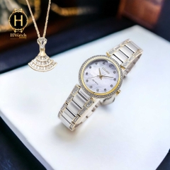 Đồng Hồ Nữ Citizen Quartz Eco-Drive Silhouette Crystal EM0844-58D