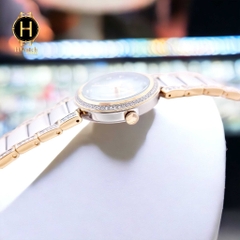 Đồng Hồ Nữ Citizen Quartz Eco-Drive Silhouette Crystal EM0844-58D