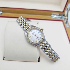 Đồng Hồ Nữ Citizen Quartz EU6064-54D Dây Thép Vỏ Trắng Mặt Khảm Trai 
