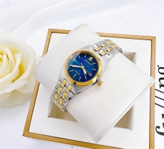 Đồng Hồ Nữ Citizen Quartz Eco-drive Dây Thép Demi Vàng Mặt Xanh Dương EW2294-53L