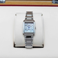 Đồng Hồ Nữ Citizen Quartz Eco-Drive L Bianca Silver Tone Watch 21.5mm EW5600-87D