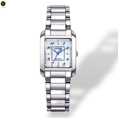 Đồng Hồ Nữ Citizen Quartz Eco-Drive L Bianca Silver Tone Watch 21.5mm EW5600-87D