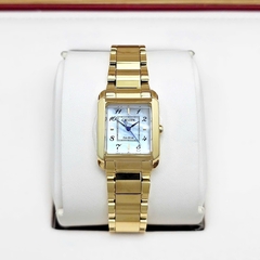 Đồng Hồ Nữ Citizen Quartz Eco-Drive L Bianca Gold Tone Watch 21.5mm EW5602-81D
