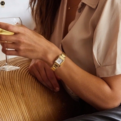 Đồng Hồ Nữ Citizen Quartz Eco-Drive L Bianca Gold Tone Watch 21.5mm EW5602-81D