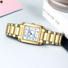 Đồng Hồ Nữ Citizen Quartz Eco-Drive L Bianca Gold Tone Watch 21.5mm EW5602-81D