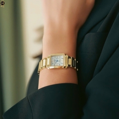 Đồng Hồ Nữ Citizen Quartz Eco-Drive L Bianca Gold Tone Watch 21.5mm EW5602-81D