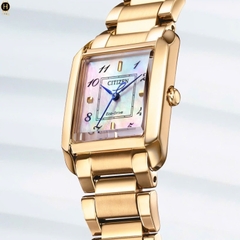 Đồng Hồ Nữ Citizen Quartz Eco-Drive L Bianca Rose Tone Watch 21.5mm EW5603-89Y