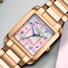Đồng Hồ Nữ Citizen Quartz Eco-Drive L Bianca Rose Tone Watch 21.5mm EW5603-89Y