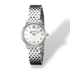 Đồng Hồ Nữ Frederique Constant Quartz Slimline Diamond FC-200WHDS6B