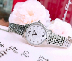 Đồng Hồ Nữ Frederique Constant Quartz Slimline Diamond FC-200WHDS6B