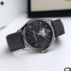 Đồng Hồ Nam Frederique Constant Automatic Heartbea FC-310MB5TB6 (FC310MB5TB6) Dây Da Mặt Đen Sapphire