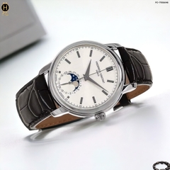Đồng Hồ Nam Frederique Constant Automatic MoonPhase FC-715S4H6 ( FC715S4H6 ) Dây Da Mặt Trắng Sapphire