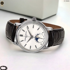 Đồng Hồ Nam Frederique Constant Automatic MoonPhase FC-715S4H6 ( FC715S4H6 ) Dây Da Mặt Trắng Sapphire