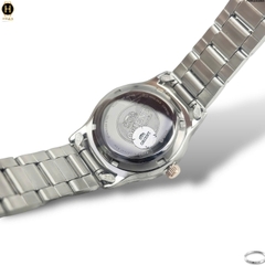 Đồng Hồ Nữ Orient Automatic FNR1Q002W0 Dây Thép Vỏ Demi Rose Mặt Trắng