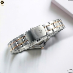 Đồng Hồ Nữ Orient Automatic FNR1Q002W0 Dây Thép Vỏ Demi Rose Mặt Trắng