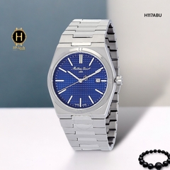Đồng Hồ Nam Mathey Tissot Quartz  H117ABU PRX Dây Thép Mặt Xanh
