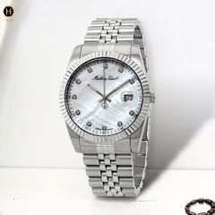 Đồng Hồ Nam Mathey Tissot Quartz H710AI Dây Thép Mặt Trắng