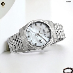 Đồng Hồ Nam Mathey Tissot Quartz H710AI Dây Thép Mặt Trắng