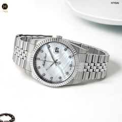 Đồng Hồ Nam Mathey Tissot Quartz H710AI Dây Thép Mặt Trắng