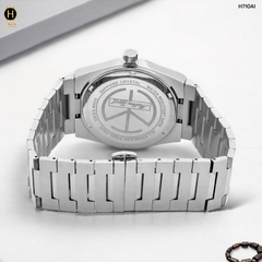 Đồng Hồ Nam Mathey Tissot Quartz H710AI Dây Thép Mặt Trắng